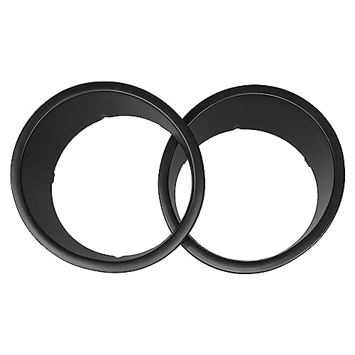 Image of Hooke Road Matte Black Headlight Bezels Headlight Cover Trim for 2007-2015 Jeep Wrangler JK & Wrangler Unlimited