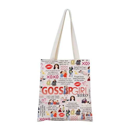 Gossip TV Show Inspired Gift Gossip XOXO Tote Bag Gossip Fans Gift Gossip TV Show Lover Gift (XO Tote), M