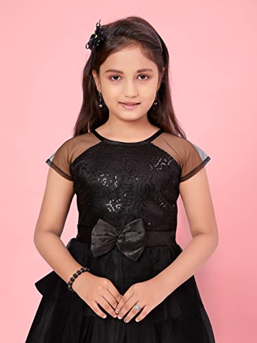 Image of Aarika Girls Fit And Flare Maxi Gown