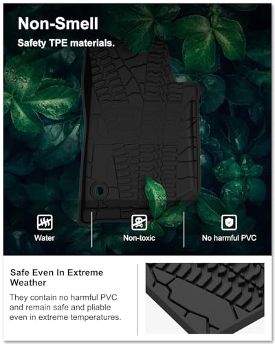 Image of Kiwi Master Floor Mats for 2014-2017 Jeep Wrangler JK 2-Door