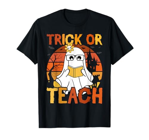 Trick Or Teach Funny Teacher Halloween Costume T-Shirt