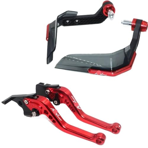 Protège-main moto ADV 350 en alu CNC : leviers de frein design - 2