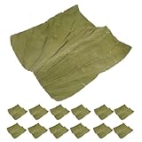 TOYANDONA 100 Piezas Secas de Loto Cuadradas para Envolver Alimentos Decoraciones para Platos de Sushi Envoltorios para Dim Sum Forros Reutilizables para Bandejas de Buffet y Fiestas