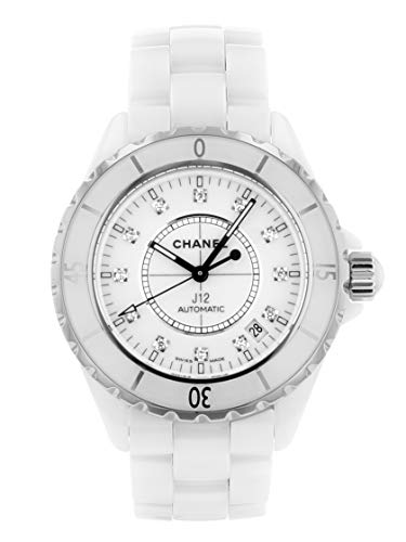 [シャネル] CHANEL 腕時計 H1629 J12 ホワイトセラミック 12Pダイヤ 38mm メンズ 自動巻き [中古品] [並行輸入品]
