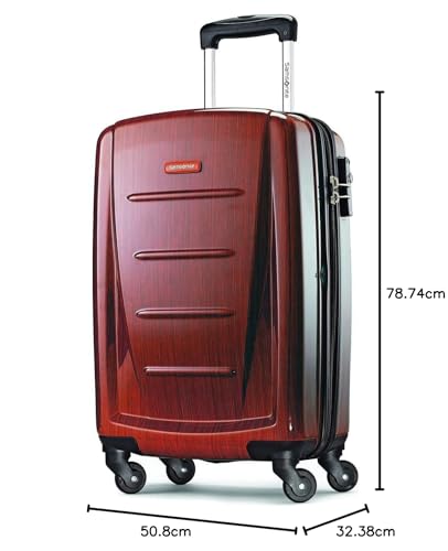 Image of Samsonite Luggage Winfield 2 Fashion Hs 3 Piece Spinner Set (One Size, Burgundy)