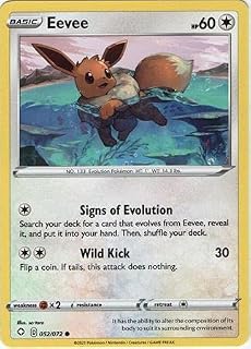 Pokemon Single Card EEVEE 052/072 Shining Fates