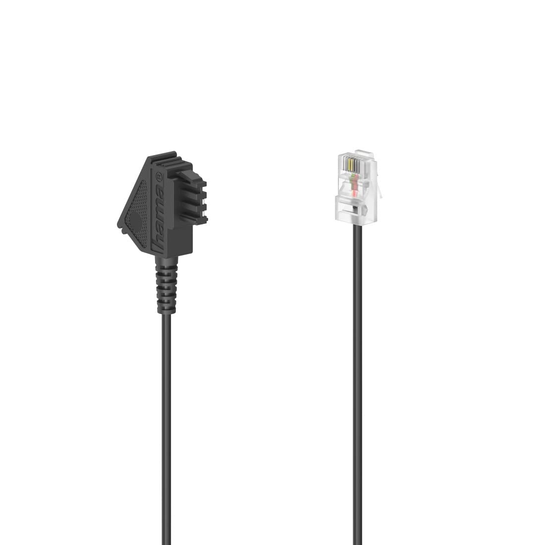 Hama 00201111 cable telefónico 0,5 m Negro