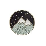 Elegant oder modisch: modisch Emaille-Anstecker für Outdoor-Abenteuer, Wildwandern, Reisen, Bus, Berg, Camping, Kaminholz, Erkunden der Natur.