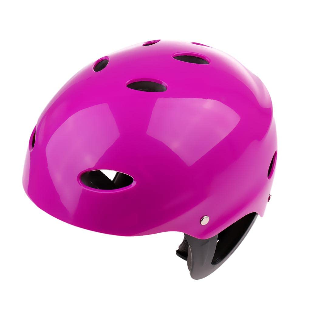 Casco de seguridad para deportes acuáticos wakeboard kayak canoa con protector de oídos verde talla L