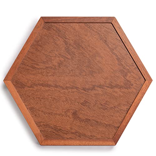 Yellow Mountain Imports Wooden Chinese Checkers Halma Board Game Set - 12.7 Inches - With Drawers And Glass Marbles - Made #TOP5