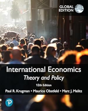Book cover International Economics: Theory and Policy, Global Edition
