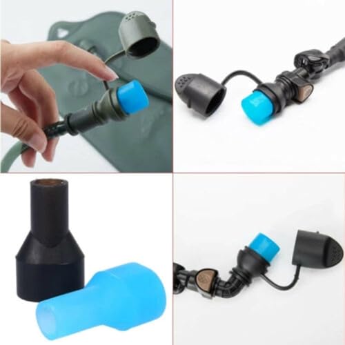 Image of 2Pcs Blue Bite Valve Replacement Sheath, Water Replenishment Package Valve Nozzle, Hydraulic Silicone Nozzle Component Compatible With Reservoir Water Replenishment Package Accessories
