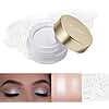 Oulac Shimmer White Cream Eyeshadow Primer| Highlighter Waterproof & Long Lasting Glitter Eyeshadow Natural Color Eye Shadow for Women 6g (01)