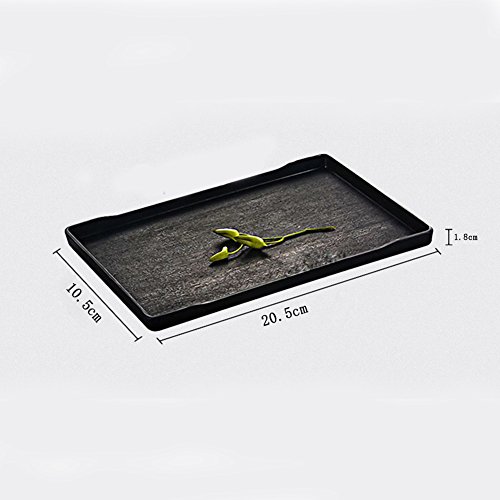 OMEM Reptile Bowl Large Food and Water Dish Also Fit for Bath (S, Black) - Image 4