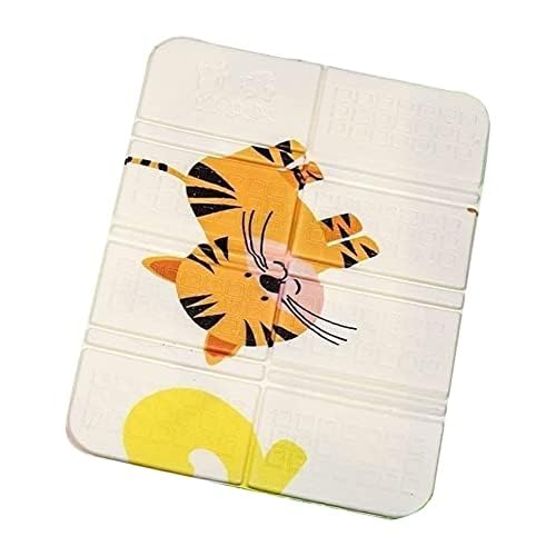 mecaponn サウナマット 折り畳み 可愛い 座布団 防水 断熱 クッションマット サウナシート キャンプ アウトドア スポーツ 観戦 軽量 コンパクト 持ち運び便利 ランダムパターン (1枚入り)