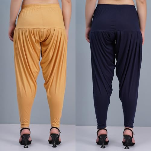 Image of Buy That Trendz Patiala Salwar for Women Relaxed Fit Viscose Patiyala Salwar Harem Bottom Pants