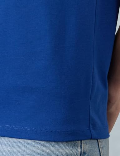 Image of Amazon Brand - Symbol Men Regular Fit Ringer T-Shirt | Half Sleeves | Graphic Printed | Available in Plus Size