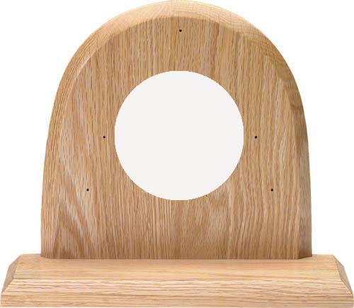 Maximum Single Instrument Mantle Mount - Mahogany