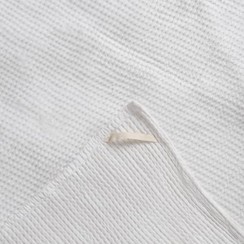 Image of FINGERCRAFT Kitchen Cloth 100% Soft High GSM Cotton Fabric Kitchen Towel, 20 x 30 Inches Perfect Size for Kitchen Uses, Set of 6, Multipurpose Use as Dish Towel, Bar Towel (White)