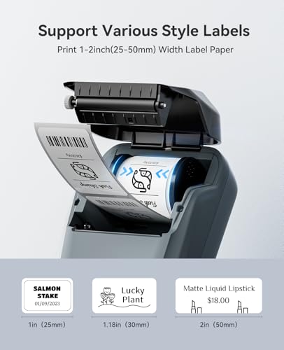 Niimbot B1-W-3 Label Maker, Bluetooth Portable Label Printer thumb #4