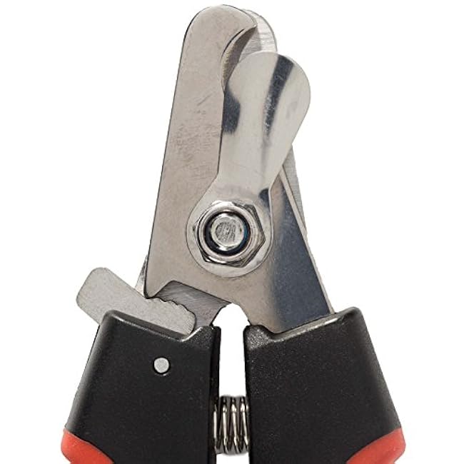 Franklin Sports Pet Supply ¨C Dog & Cat Nail Clippers with Safety Guard ¨C Grooming ¨C Stainless Steel ¨C Professional Grade-L1ax4sjP