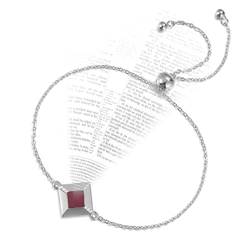 Unique Bracelet for Wife. World's Smallest New Testament Sterling Silver religious Pendant for women...