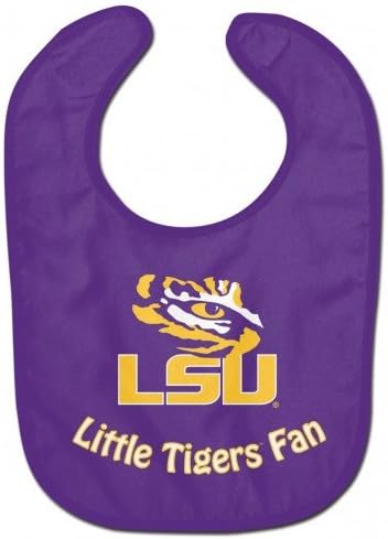 NCAA College Full Color Mesh Baby Bibs (LSU Tigers All Pro)