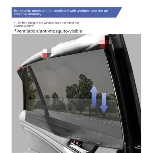 Parasol para coche magnético universal con ventilación 5