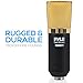 Pyle Audio Condenser Microphone Kit – Professional 3.5mm/XLR Vocal Recording Mic System with Adjustable Shock Mount, Crisp Sound Pickup, Ideal for Streaming, Podcasting, Voice-Overs, Studio Use