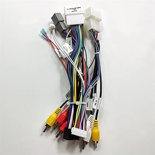 Car 16pin for Audio Wiring Harness with Canbus Box for Mitsubishi Pajero Aftermarket Stereo Installation Wire Adapter