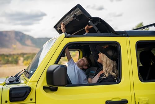 Image of Bestop Sunrider for Hardtop Black Twill 5245417 for Jeep JL & JT 2018-2027