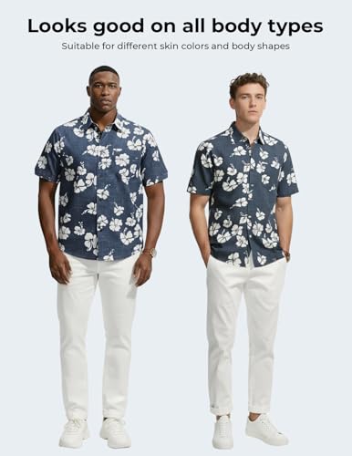 50% Off PJ PAUL JONES Men's Hawaiian Shirt - Use Code 4A2I36AI - Image 6