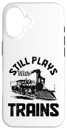 Still Plays With Train ��������@�֎Ԗ͌^�S�� �X�}�z�P�[�X iPhone 16 �p
