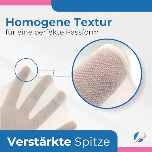 Pedsox, 100 Stück Einweg-Hygienesocken zum Testen von Schuhen, Comfort Line, Unisex, Einheitsgröße, Weiß