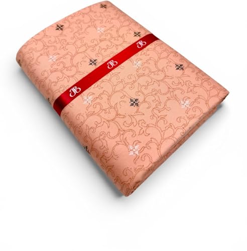 Image of JHABAK'S Unstitched Print Shirt Fabric for Men - Polycotton Material - 2.25Meter Shirt Piece Cloth