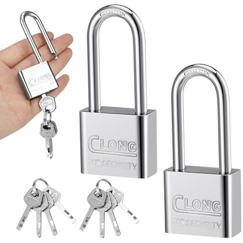 Firtink Long Shackle Padlocks with Keys Cover