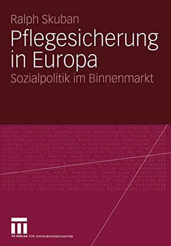 Pflegesicherung in Europa. Sozialpolitik im Binnenmarkt. Pflegesicherung in Europa. Sozialpolitik im Binnenmarkt.