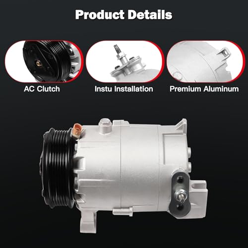 Image of cciyu Air Conditioning Compressor Fit for Chevrolet Impala 3.5L 3.9L