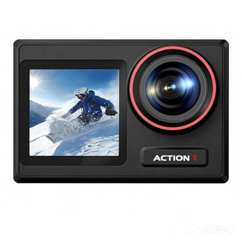 30FPS Waterproof Action Camera, IPX7 & 34FT Underwater Cameras