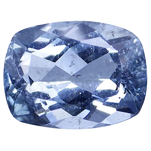 Aigue-marine bleu ciel de 8x6 mm pour créer votre bague de fiançailles personnalisée