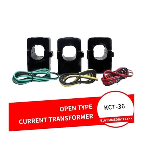 Transformateur de courant à noyau divisé KCT36 250A 5A triphasé pour tableau