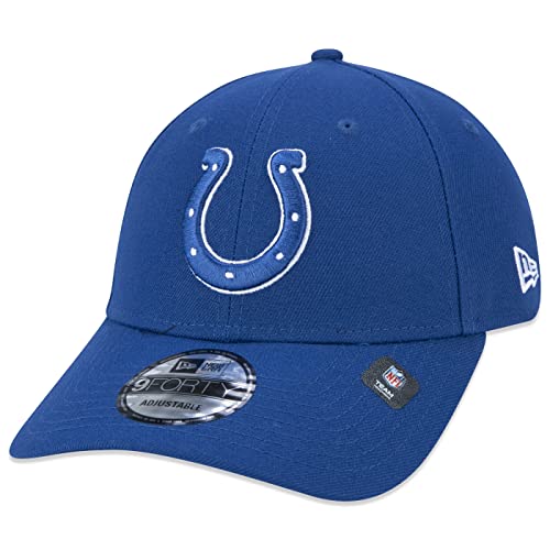 New Era Men's Royal Indianapolis Colts Core Team 9FORTY Adjustable Hat