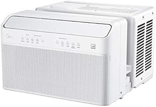 Midea 12,000 BTU U-Shaped Smart Inverter Window Air Conditioner–Cools up to 550 Sq