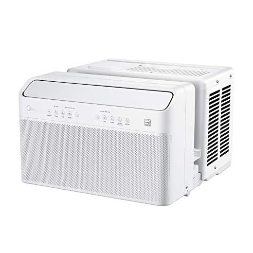 Midea 10,000 BTU U-Shaped Smart Inverter Window Air Conditioner–Cools up to 450 Sq. Ft., Ultra Quiet with Open Window Flexibility, Works with Alexa/Google Assistant, 35% Energy Savings, Remote Control
