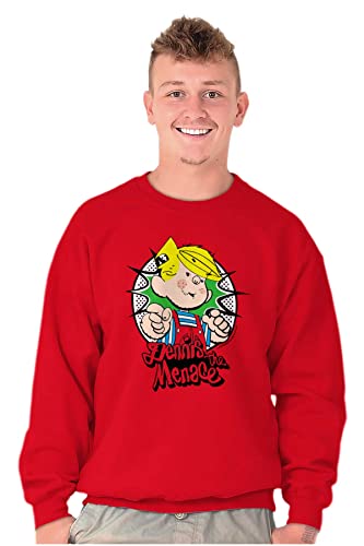 Brisco Brands Retro Old School Dennis The Menace Sweatshirt for Men or Women4