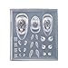 Devil Horns Stamping Nail Art Molds Silicone Stamps Elf Doll DIY Mould Tools for Decorations Elf Doll Mold