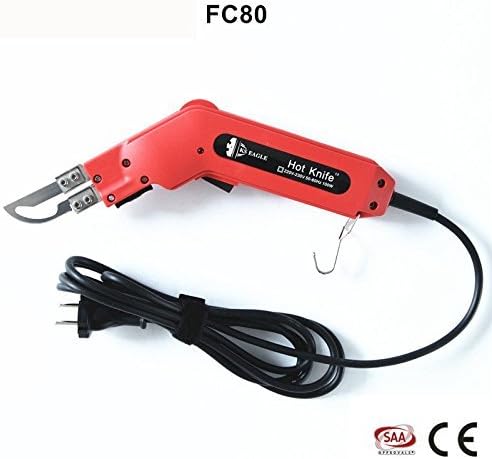 BulbKing Fabric Hot Knife Cutter 80 Watts &120 Volts FC80 (Red)