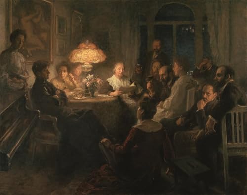 Affiche Toile Amis Hanna Pauli Grand Portrait de Groupe pour Salon Élégant
