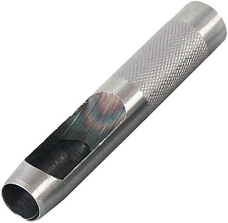 Trimming Shop 1mm Steel Hollow Punch Leather Hole Puncher For Piercing Holes in Leather, Paper, Plastic, Rubber, and Vinyl - Easy, Secure Grip - Precise, Clean Cut