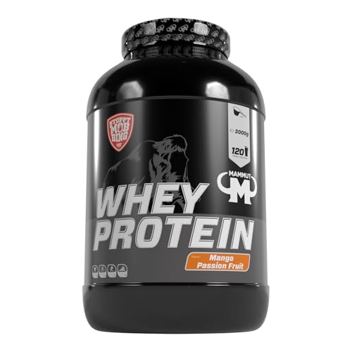 Mammut Nutrition Whey Protein, Mango Passion Fruit, Molke, Eiweiß, Protein Shake, 3000 g